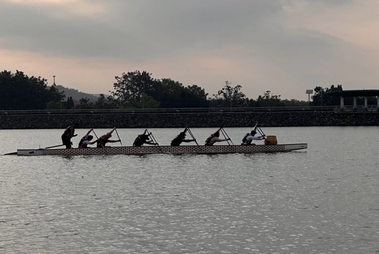 The Dragon Boat team members training at Putrajaya Lake. - HANDOUT PICS