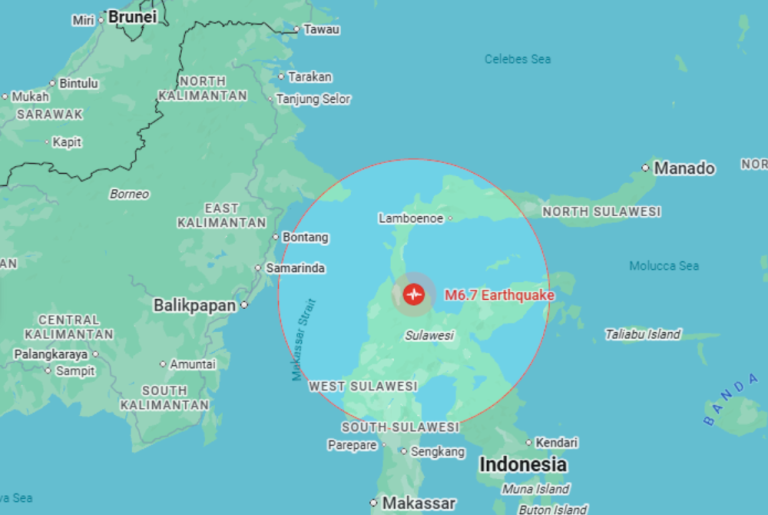 Strong 6.9-magnitude earthquake hits Sulawesi