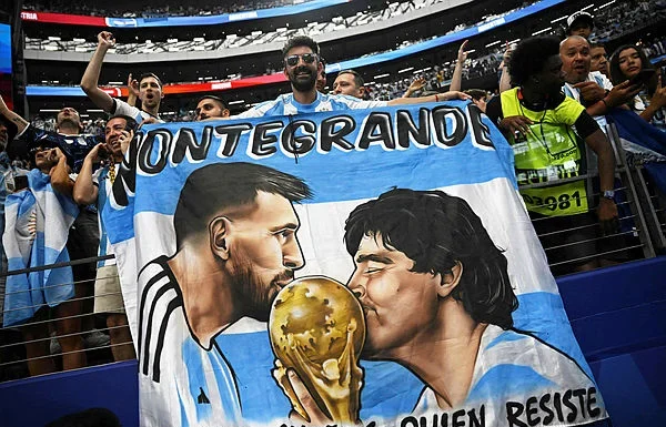 World Cup exploits of Maradona and Messi have Argentina fans in raptures