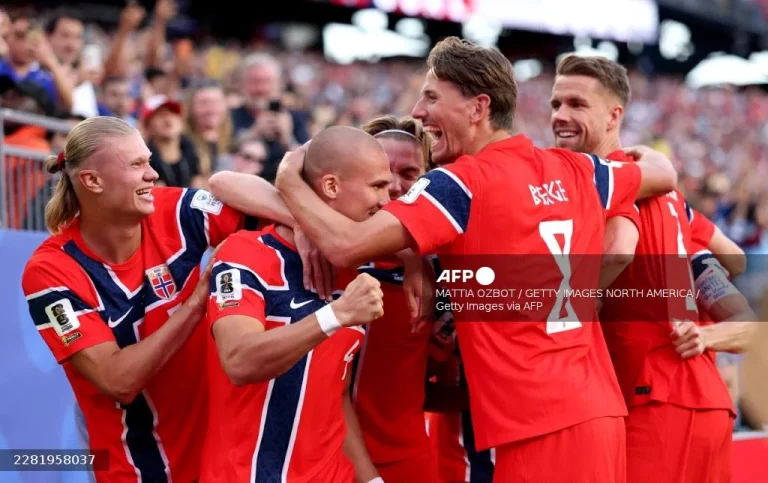 Norway beat Iraq 4-1 in World Cup Group I