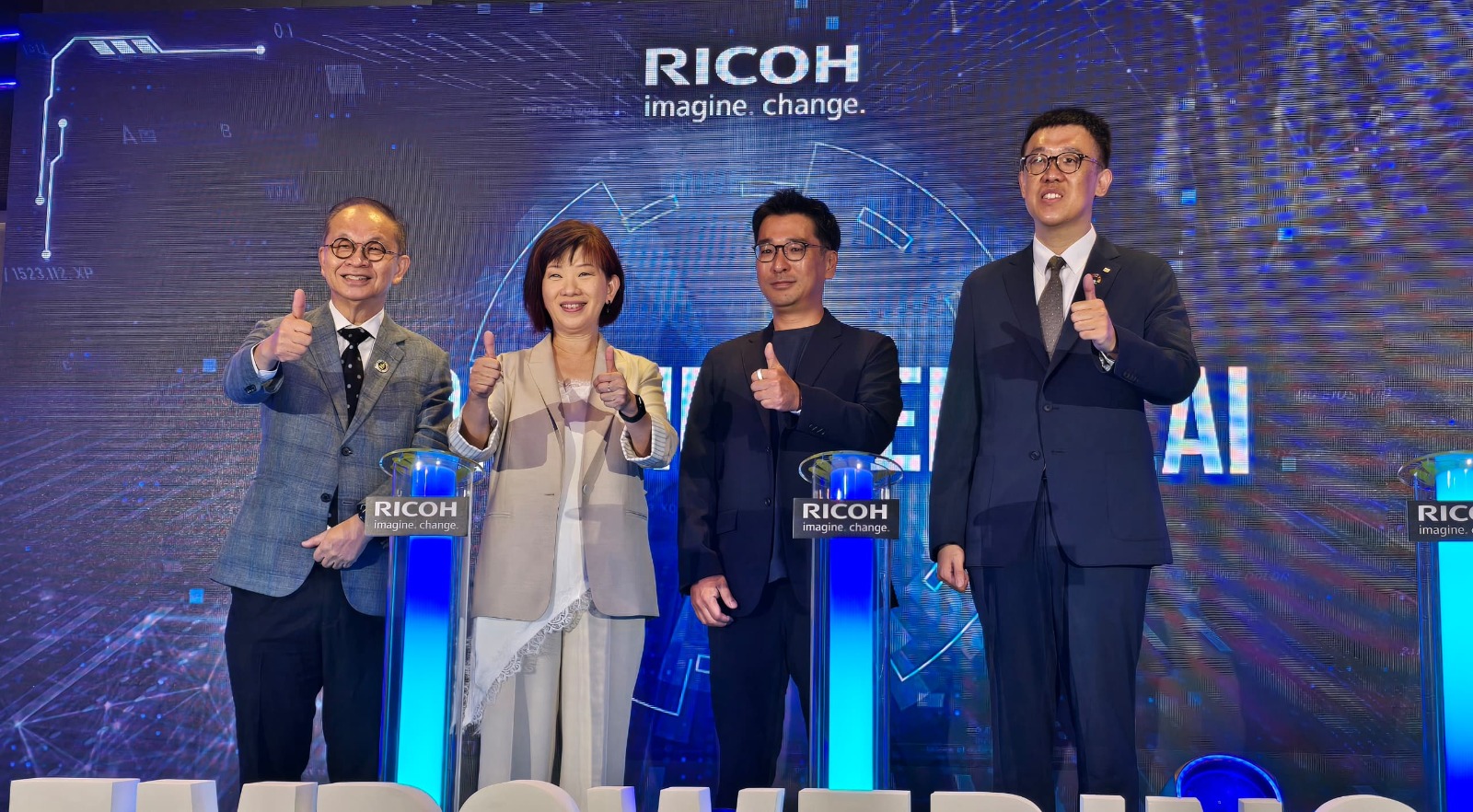 Photo 1 - Official Launch of RICOH brings AI beyond concept through real-world operational applications