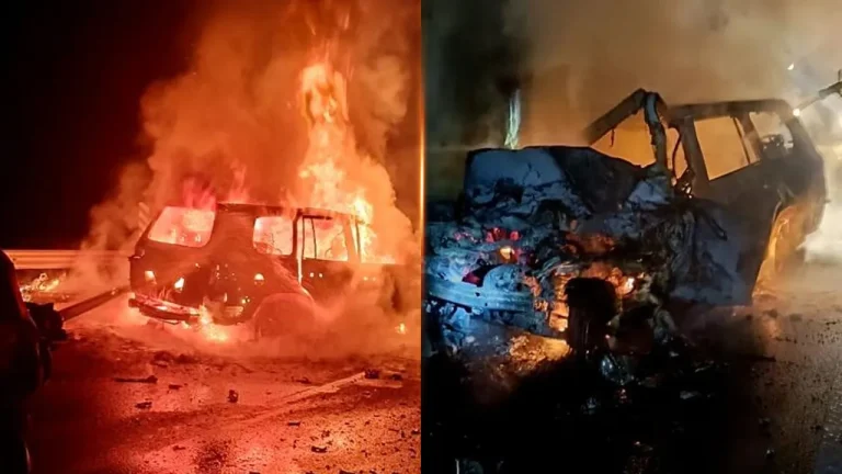 Driver killed in fiery three-vehicle crash near Pantai Remis