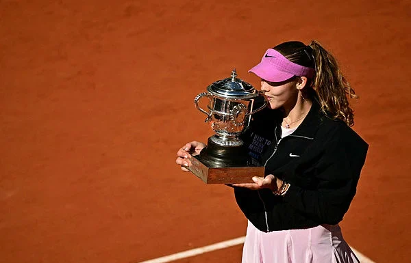 Andreeva wins first Grand Slam title at French Open