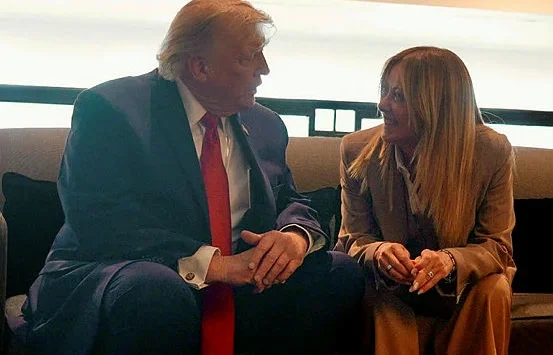 Trump escalates row with Italys Meloni over G7 photo claim Trump escalates row with Italy's Meloni over G7 photo claim