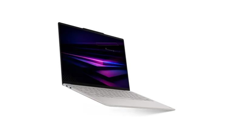 The Yoga Slim 7i Ultra Aura Edition delivers enough power for work, browsing and light creative tasks without feeling oversized.