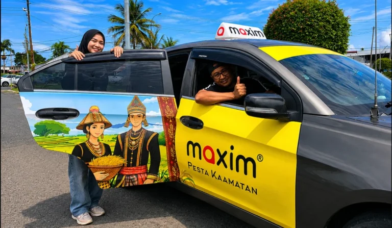 Maxim rolls out free rides and local art campaign across Sabah and Sarawak for Kaamatan and Gawai festivals