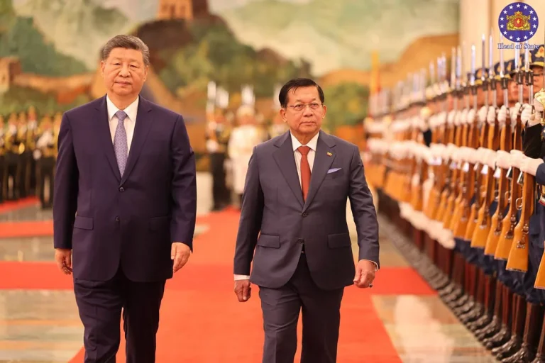Xi pledges support for Myanmar's sovereignty in Beijing talks