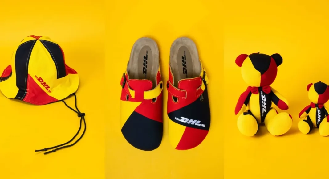 DHL Express partners with Absurd Laboratory to create limited-edition fashion accessories using retired courier uniforms