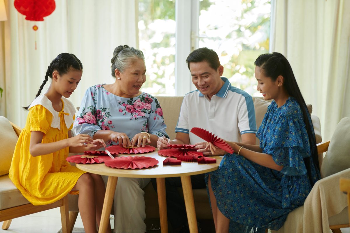 Chinese traditions are often passed down through recipes, dialects, family titles and respect for older relatives.
