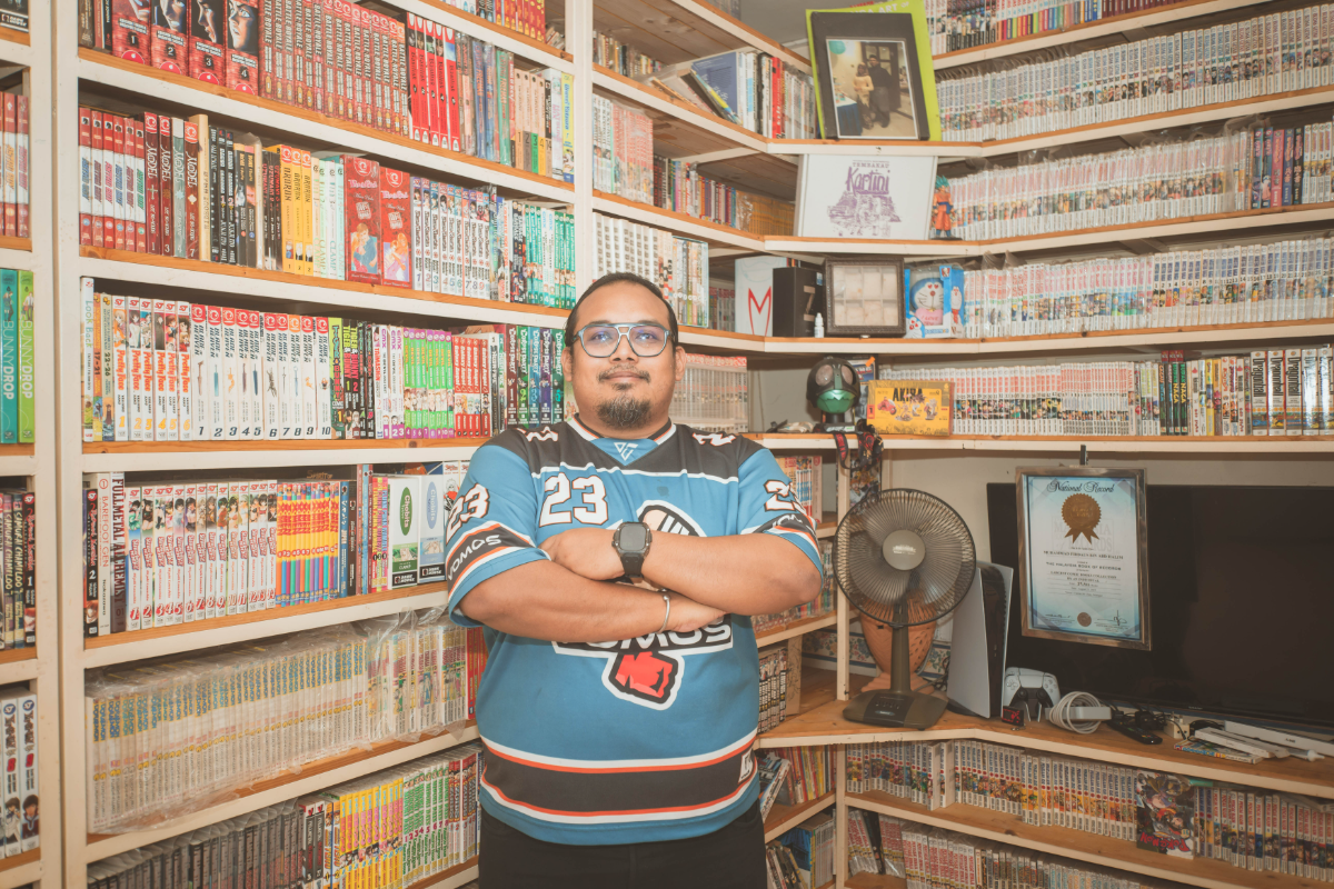 Firdaus has built one of Malaysia’s largest comic collections from a childhood interest that began with Doraemon. – ALLPICSBYAMEENHAZIZI/THESUN
