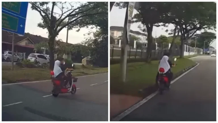 Viral video shows children allegedly riding electric scooter on busy road without helmets