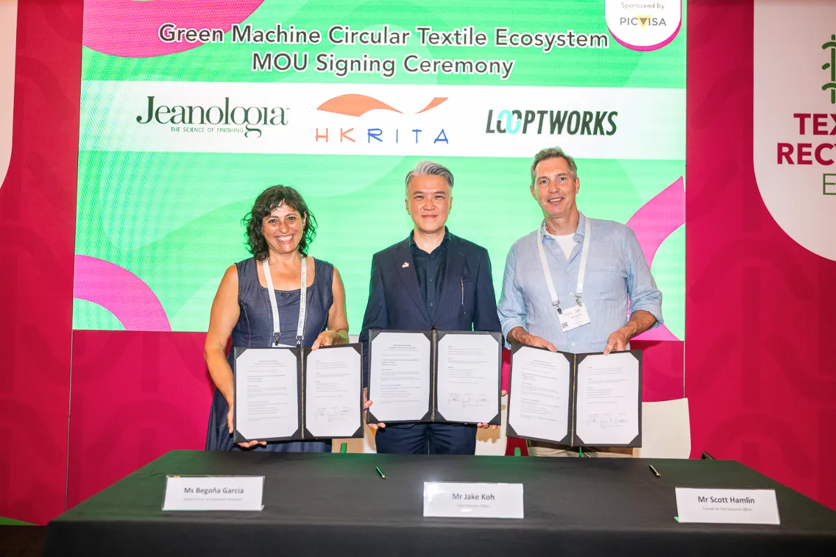 HKRITA Signs MoU with Jeanologia and Looptworks to Establish the Green Machine Circular Textile Ecosystem, Marking a Breakthrough in Scalable Textile Recycling