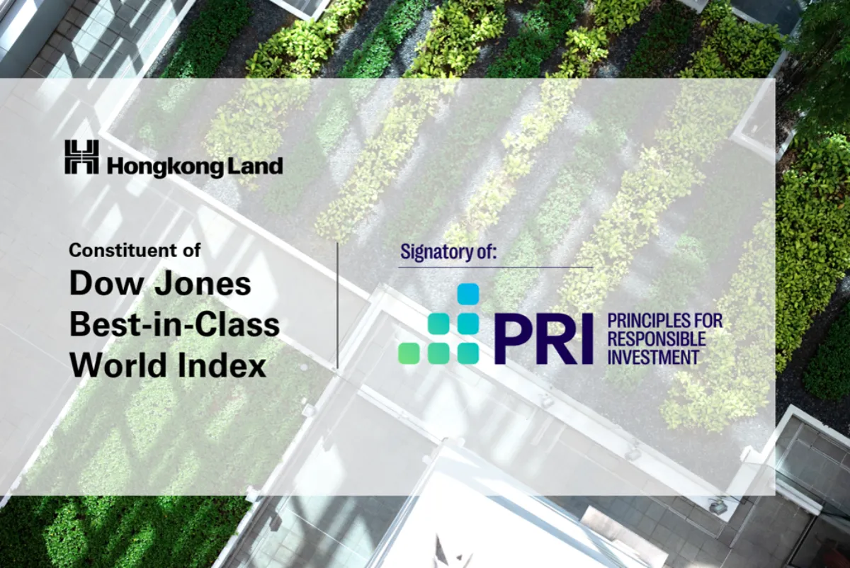 Hongkong Land Recognised as Global Leader in Sustainability Industry Rankings