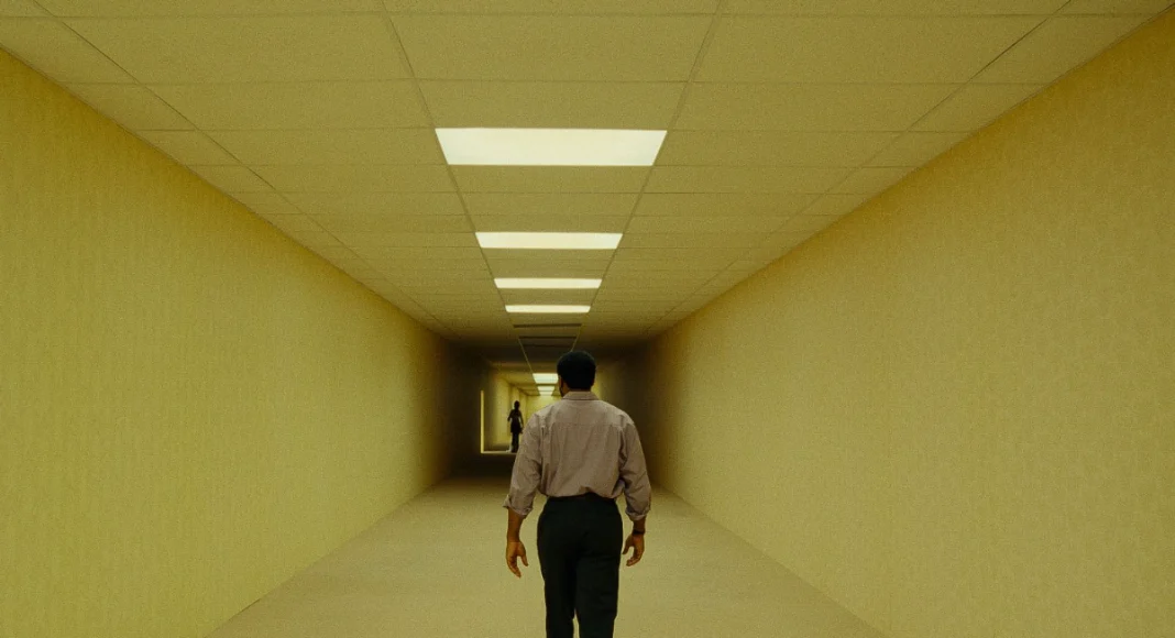 At 110 minutes, Backrooms gives its labyrinthine setting enough time to become increasingly disorienting.