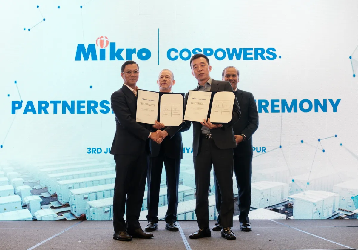 mikro-cospower-mou Malaysia accelerates deployment of BESS to strengthen power grid stability and support integration of renewable energy