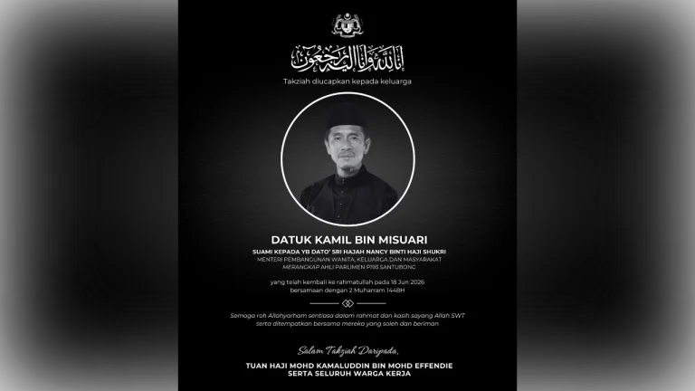 Nancy Shukri's husband Kamil Misuari dies at 65