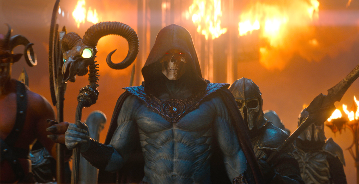 Leto leans into the absurdity of Skeletor without making the villain feel harmless. – ALL HANDOUT PICS
