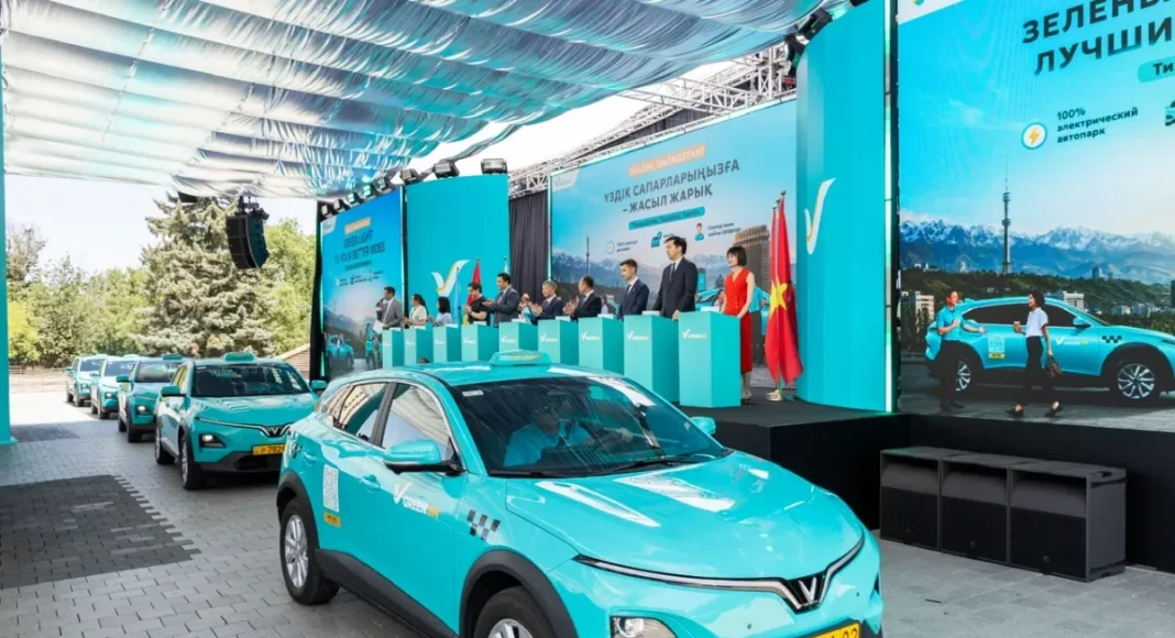 Green SM officially launches all-electric ride-hailing service in Kazakhstan