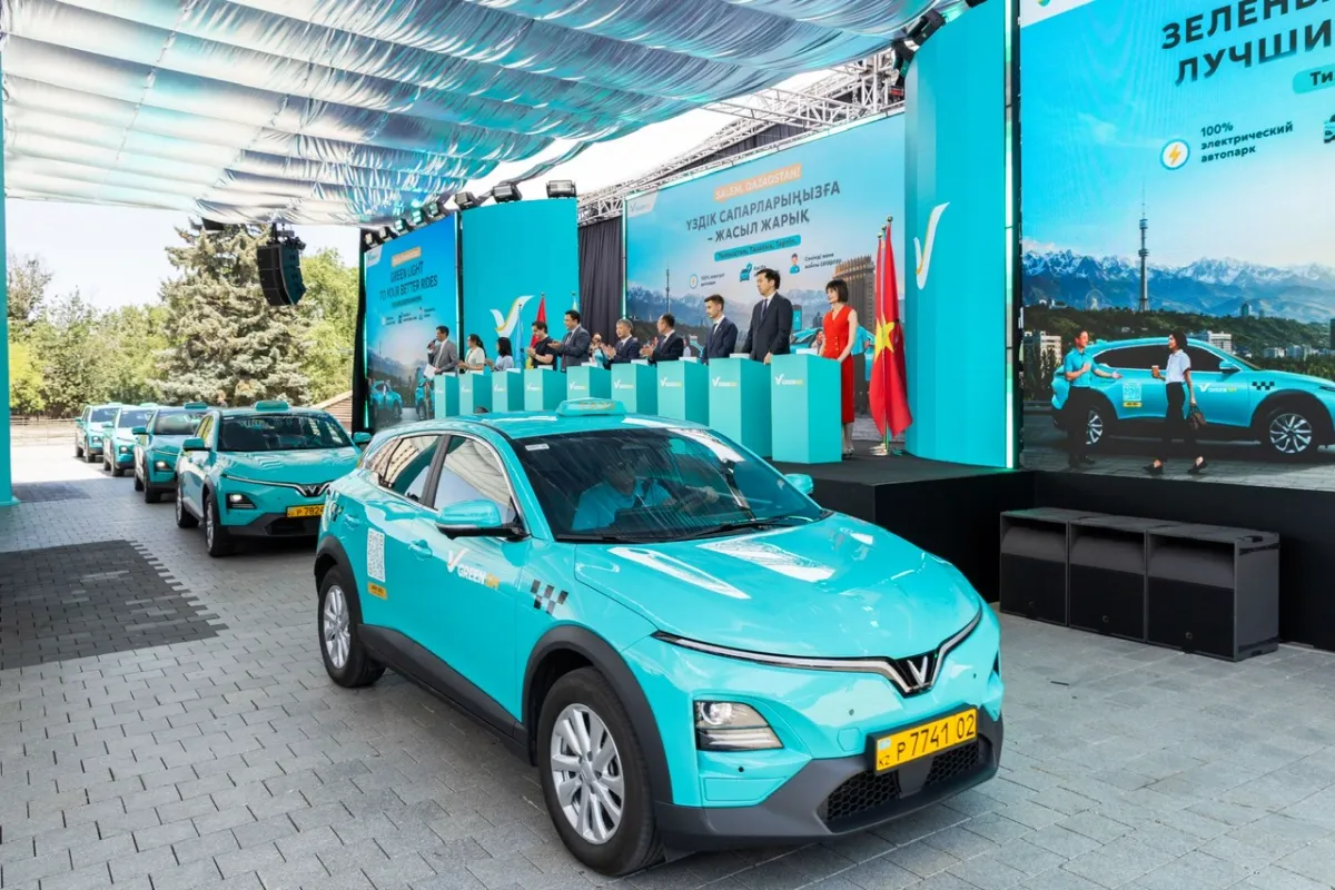 photo Green SM officially launches all-electric ride-hailing service in Kazakhstan