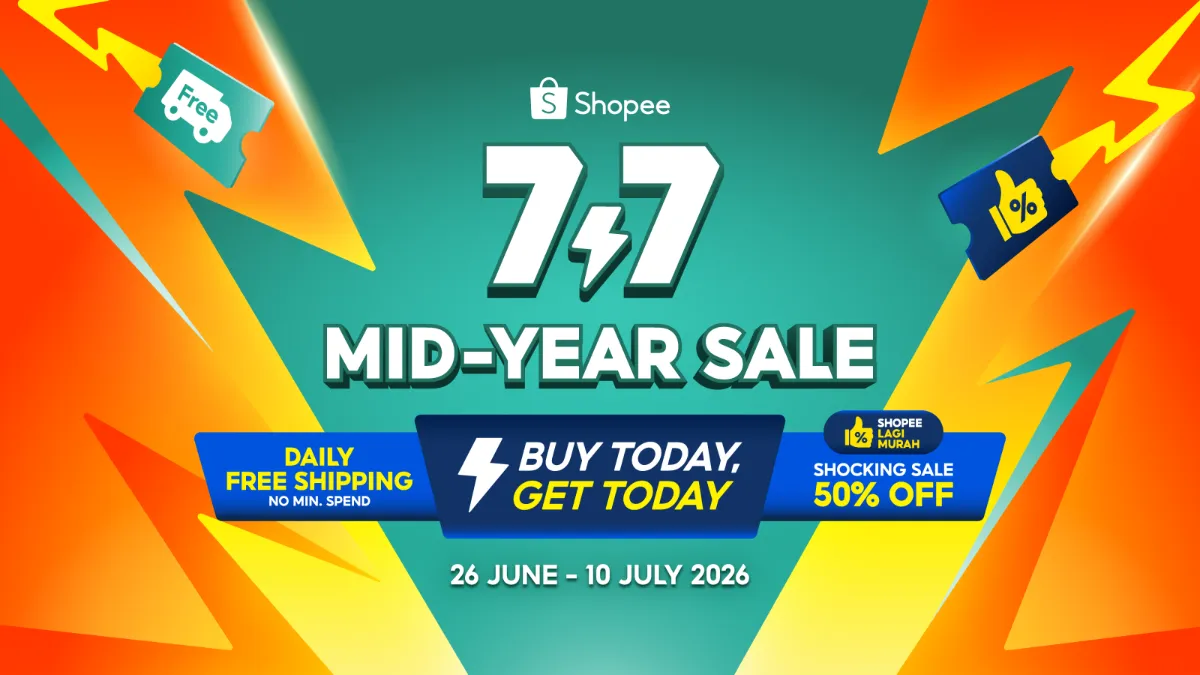 Take Shopping to the Next Level with Instant Delivery at Shopee's 7.7 Mid-Year Sale
