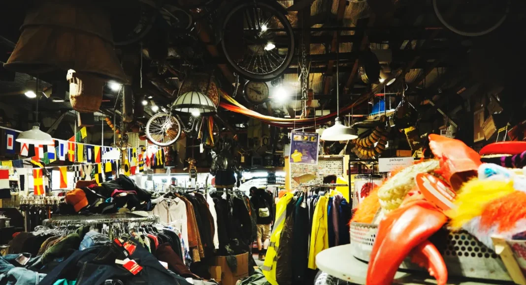 Thrift shops offer a mix of casual wear, vintage items and everyday basics across different price points.