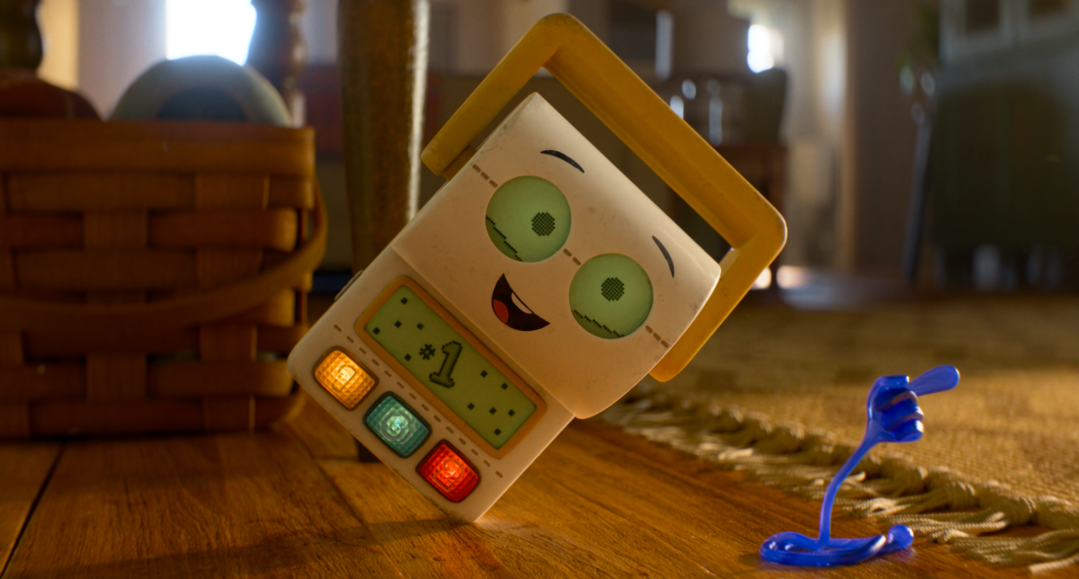 Conan O’Brien voices Smarty Pants, a potty-training device who becomes one of the film’s stranger new additions.