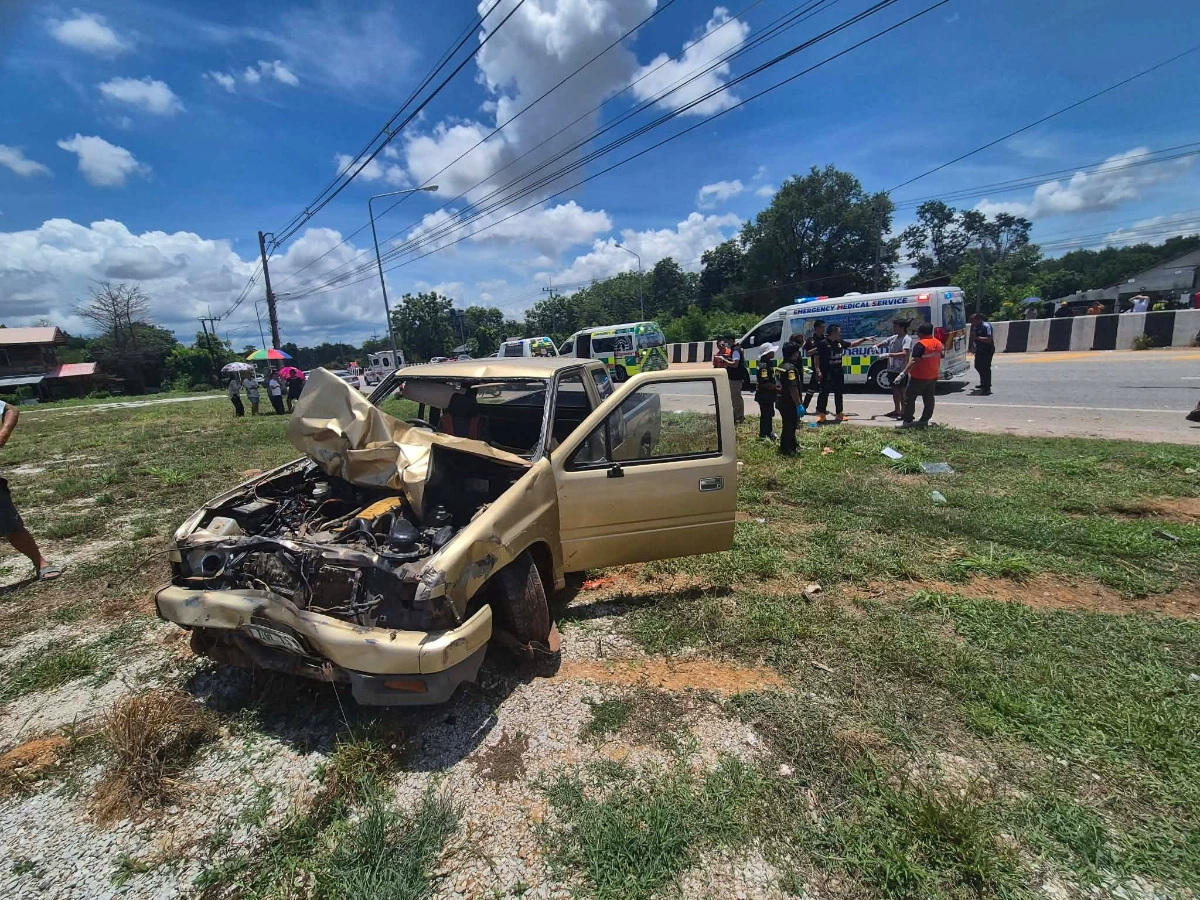 Nine Thai monks killed after boy drives truck into procession