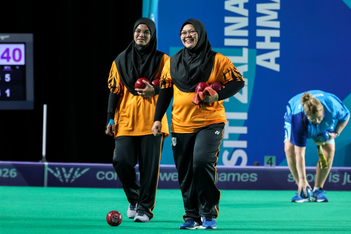 Glasgow 2026: Aleena-Syafiqa bag women's pairs lawn bowls silver