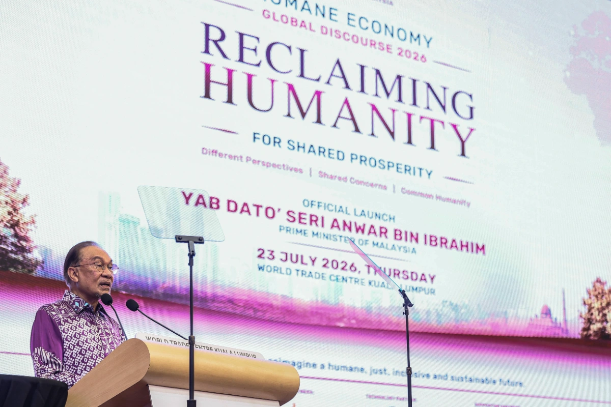 Economic growth must serve humanity not leave people behind Anwar Economic growth must serve humanity, not leave people behind: Anwar