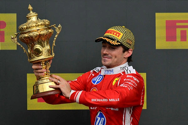 Leclerc delivers Ferrari's 250th win with victory in British GP