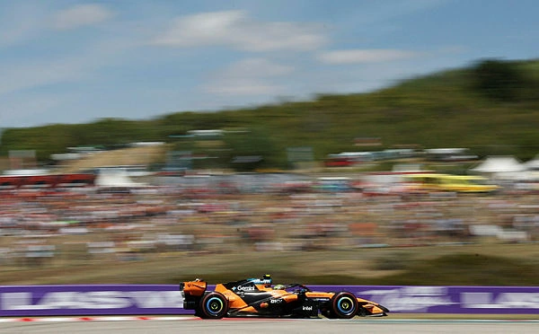 Norris edges Hamilton in final Hungary practice Norris edges Hamilton in final Hungary practice