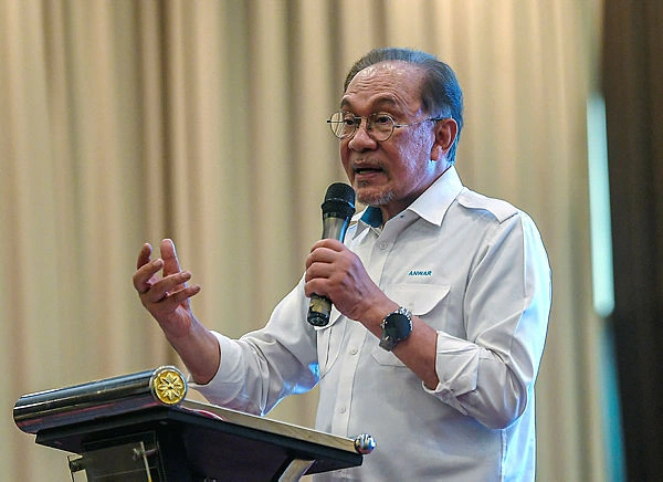 PM Anwar urges action to defend Malay rights not slogans PM Anwar urges action to defend Malay rights, not slogans