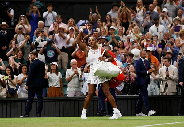Serena Williams Wimbledon return ends in defeat for the first time in four years Serena Williams' Wimbledon return ends in defeat for the first time in four years