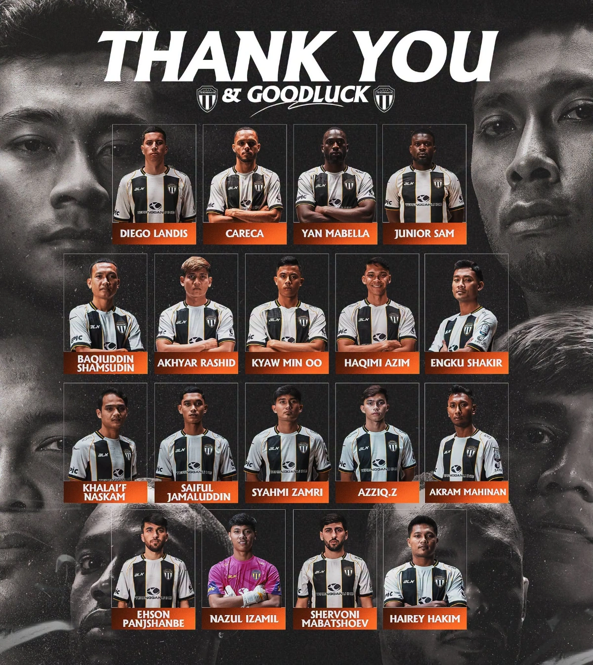Terengganu FC (2) Terengganu FC release 18 players ahead of new M-League season
