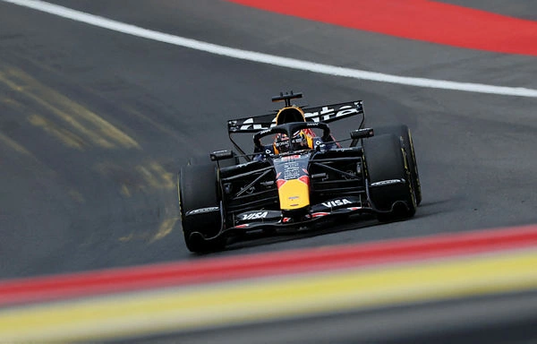 Verstappen tops first practice at Belgian Grand Prix Verstappen tops first practice at Belgian Grand Prix