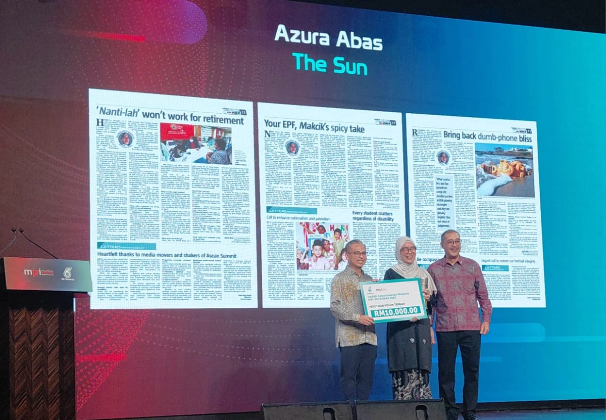 theSun executive editor Azura Abas named Best Columnist at MPI awards