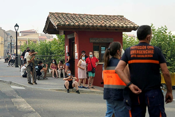 Wildfires force 160000 evacuations in France Spain Wildfires force 160,000 evacuations in France, Spain