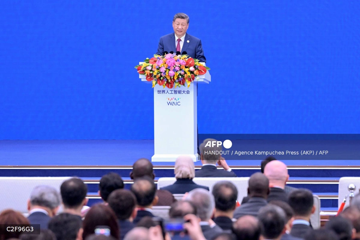 Xi says AI should not be dominated by one country Xi says AI should not be dominated by one country