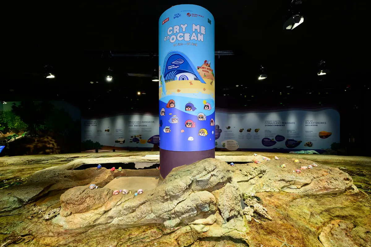 Crybaby makes oceanic splash at Singapore Oceanarium Crybaby makes oceanic splash at Singapore Oceanarium