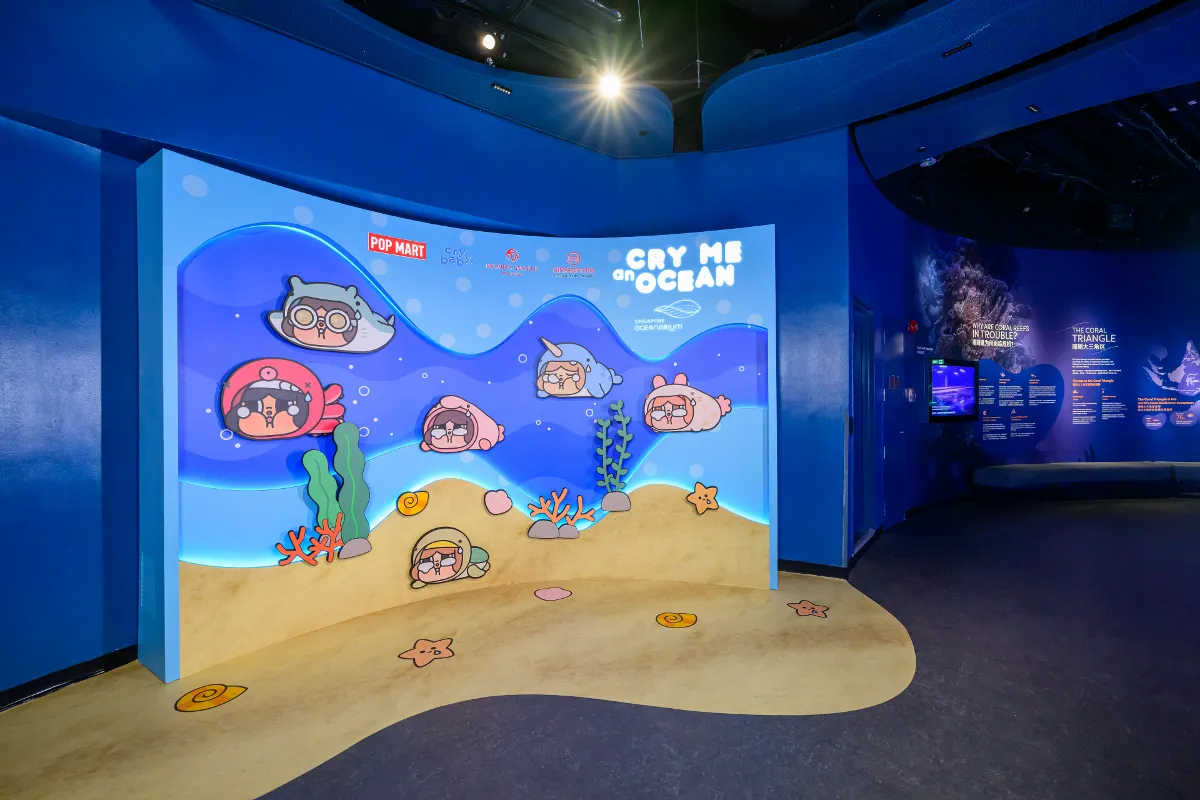 Crybaby makes oceanic splash at Singapore Oceanarium Crybaby makes oceanic splash at Singapore Oceanarium