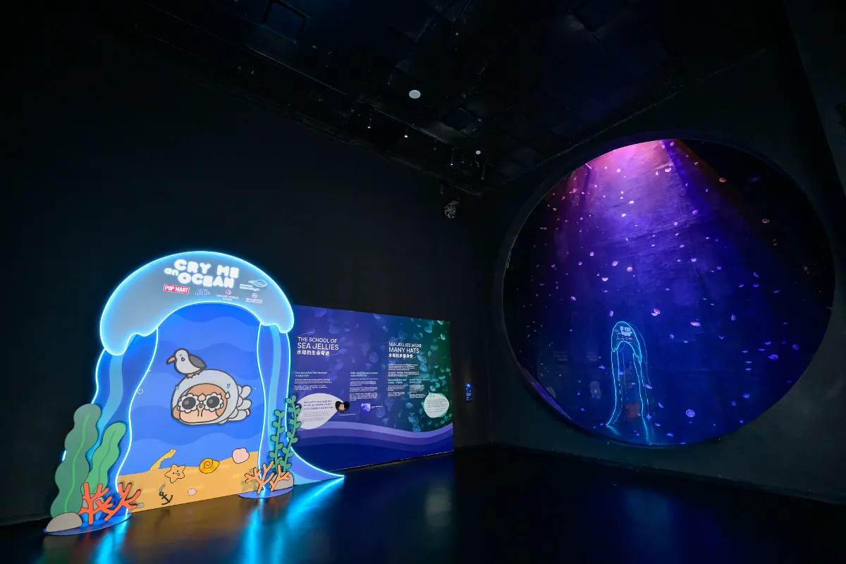 Crybaby makes oceanic splash at Singapore Oceanarium Crybaby makes oceanic splash at Singapore Oceanarium