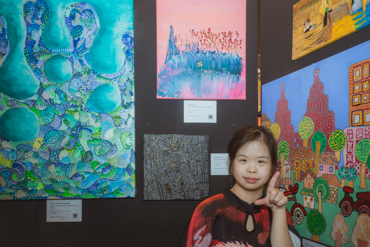 Lim’s artwork reflects a passion she has continued to build since discovering her interest in painting.