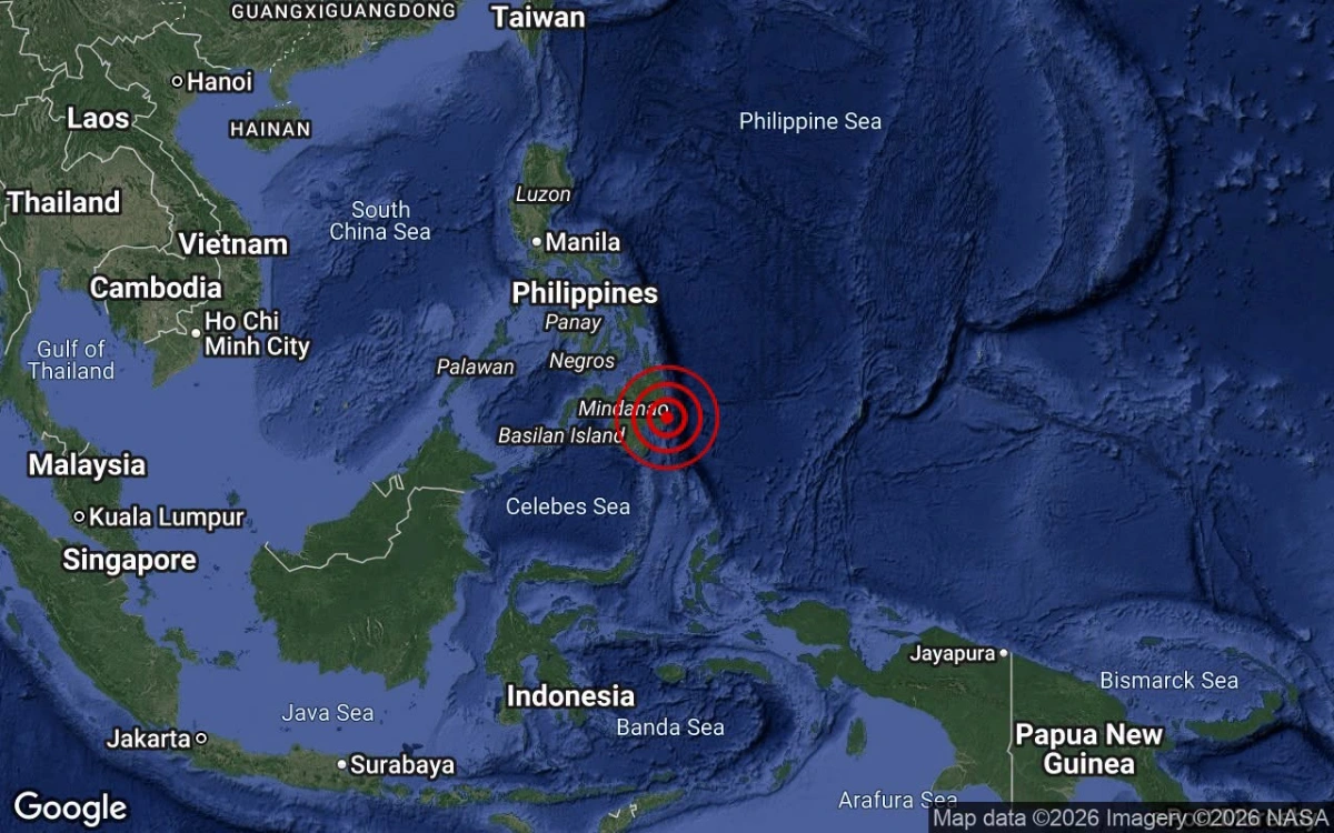 Earthquakes strike Philippines, Tonga and Vanuatu Islands
