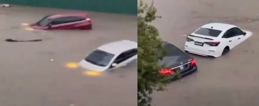 Petaling Jaya hit by flash floods after heavy downpour Petaling Jaya hit by flash floods after heavy downpour