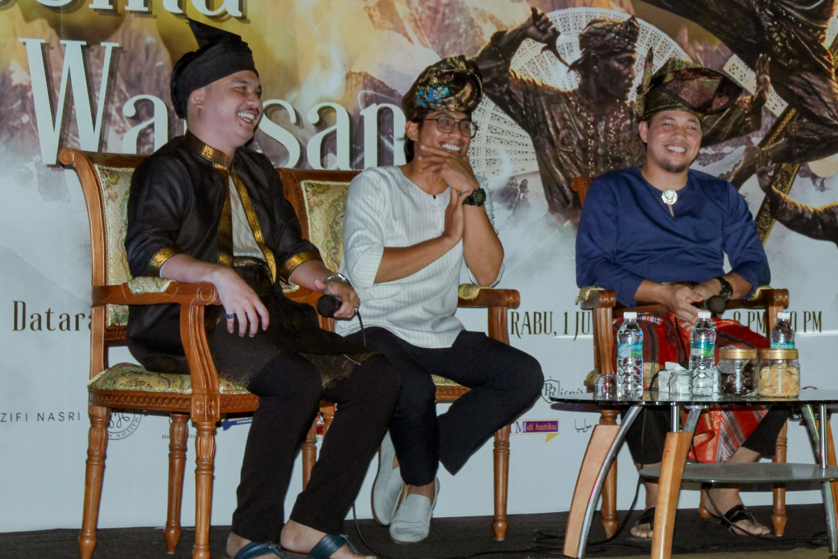 From left: Muhajir, Jufferi and Yusrizam share how silat can shape discipline, leadership and respect among young Malaysians.