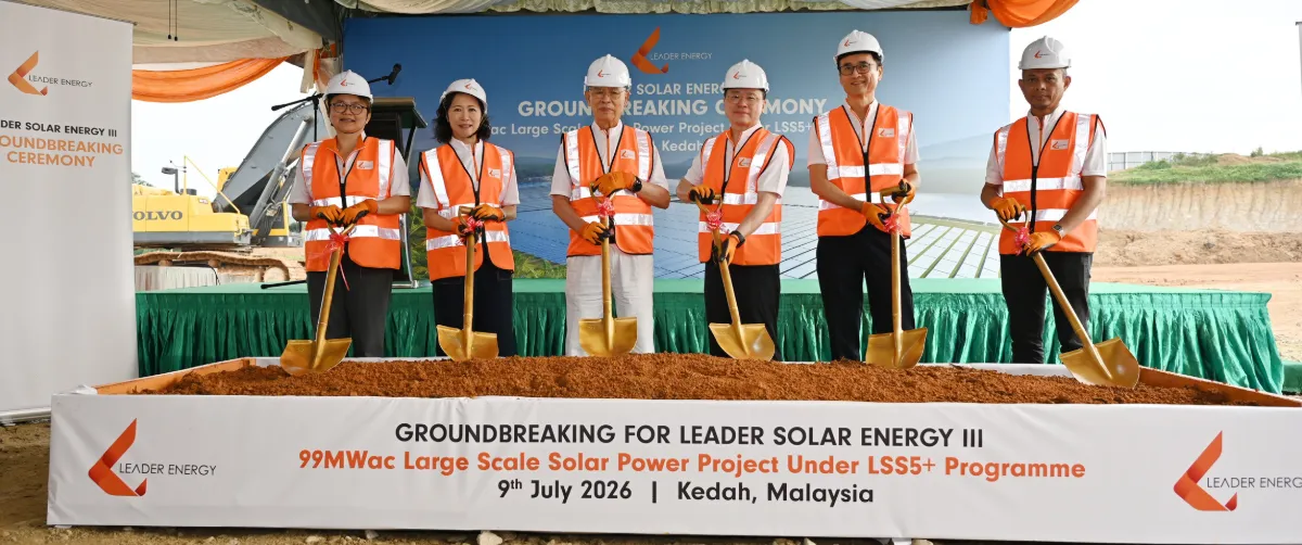 leader-energy-groundbreaking Leader Energy breaks ground on large-scale solar project in Kedah