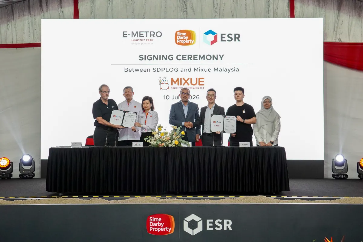 metrohub launch E-Metro Logistics Park expansion to boost Sime Darby Property's AUM by RM800 million