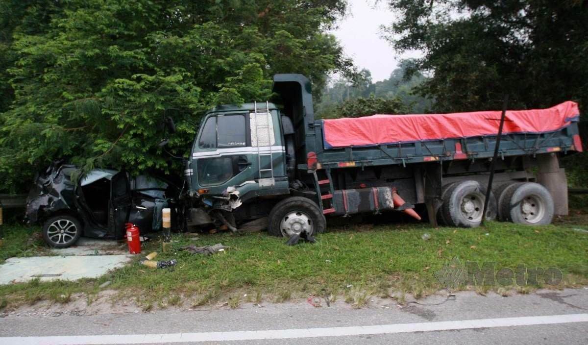 Pemandu lori positif dadah dalam nahas 12 kenderaan di Shah Alam