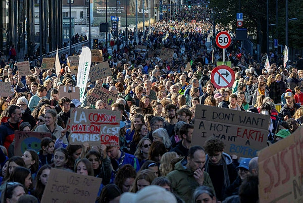 BELGIUM-ENVIRONMENT-CLIMATE-DEMO