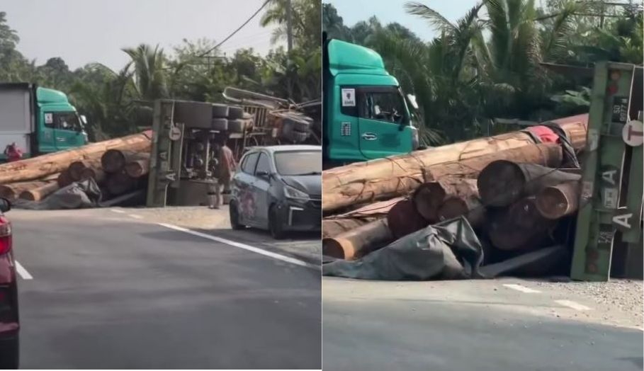Timber lorry rams stall in Sandakan, fruit seller dies Timber lorry rams stall in Sandakan, fruit seller dies